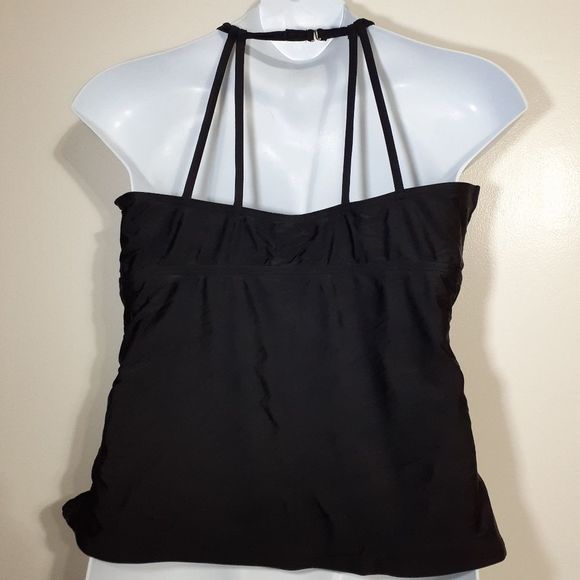Swimsuits For All Crochet High Neck Tankini Swim Top NWT - Picture 2 of 9